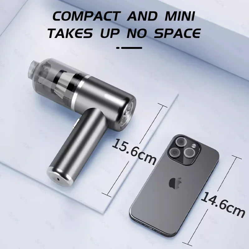 Luniova MultiForce Pro – 3-in-1 Draagbare Stofzuiger met Blaas- en Pompfunctie