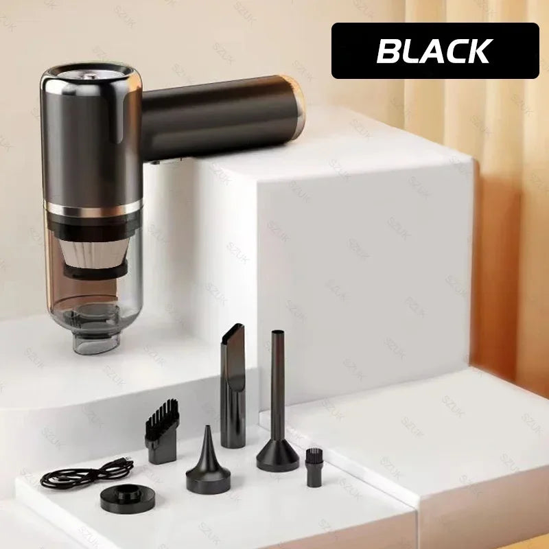 Luniova MultiForce Pro – 3-in-1 Draagbare Stofzuiger met Blaas- en Pompfunctie