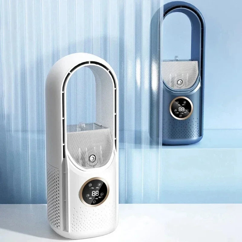 Luniova AirGlide - 3- in -1 Bladloze USB Aircooler met Luchtbevochtiger & Luchtreiniger